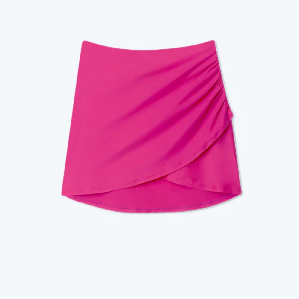 Ruched swim skirt